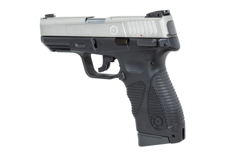 Pistola de CO2 airsoft Cybergun 24/7 G2 Negro y plata