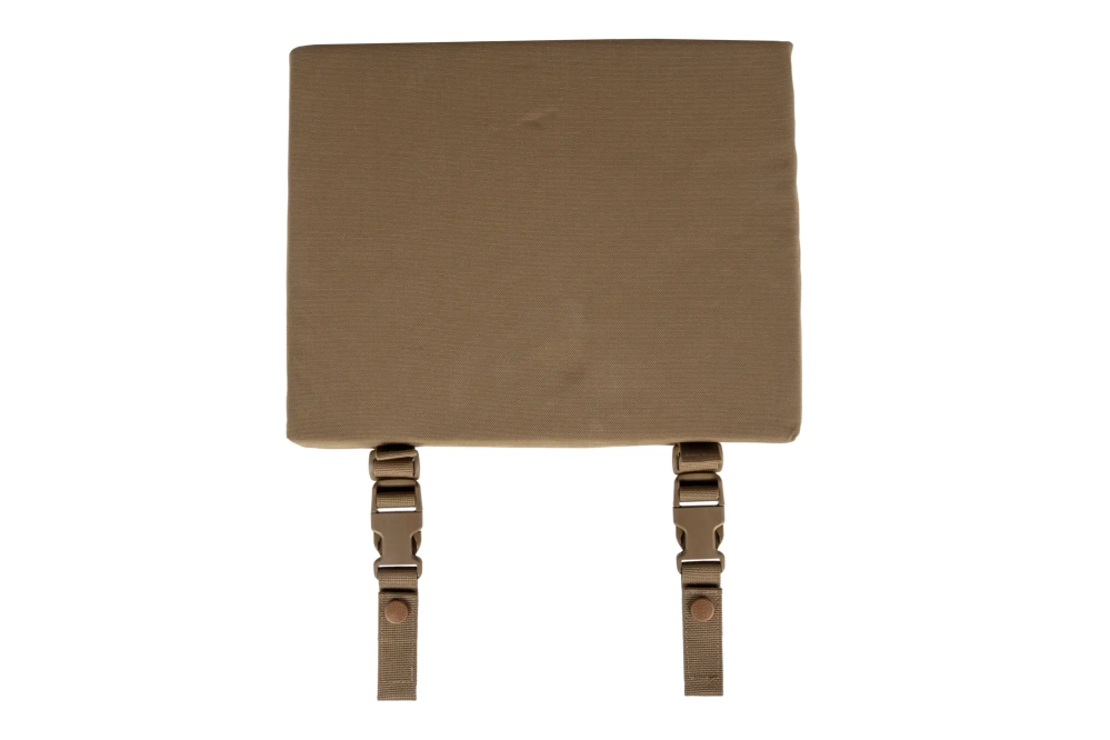 Alfombrilla de asiento ARMOR Coyote con fijación para cinturón