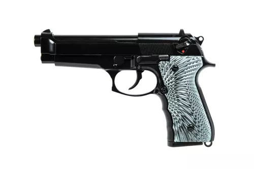 Pistolet airsoft WE M92 EAGLE Green Gas Noir