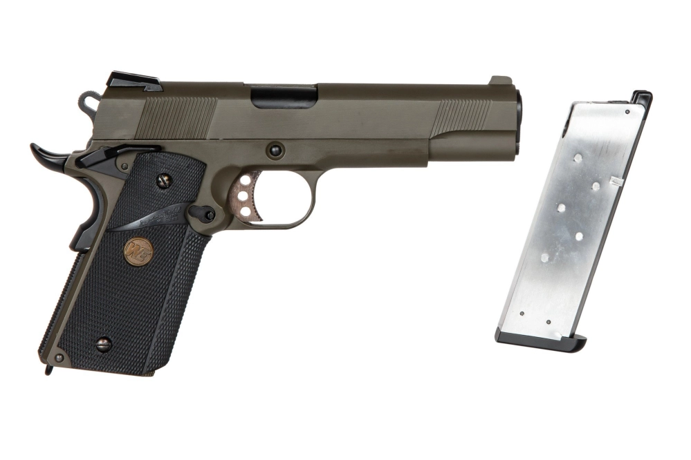 Pistola de airsoft MEU - aceituna