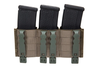 Driedubbele open magazijnlader voor 7,62 mm Wosport Ranger Groen