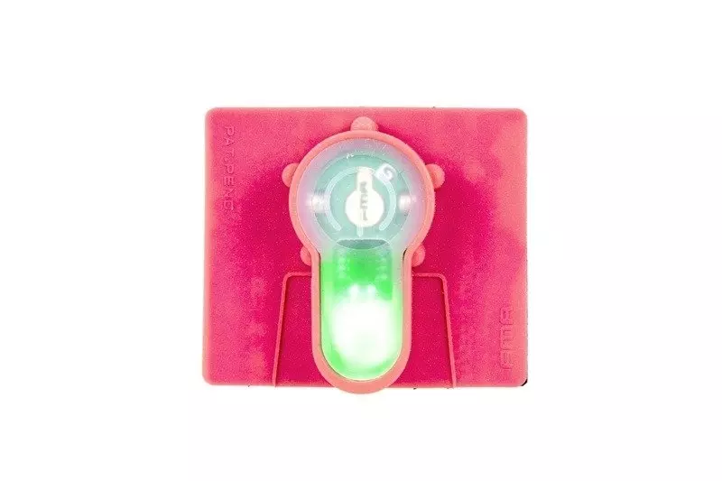 Marcador electrónico Lightbuck V - rosa (luz verde)