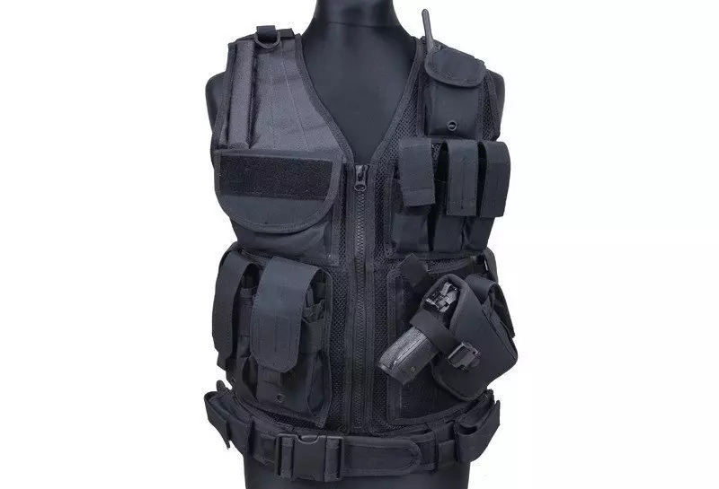 Set #AirsoftReady - chaleco + casco FAST