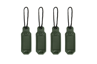 Un jeu d'étiquettes pour armure - vert olive