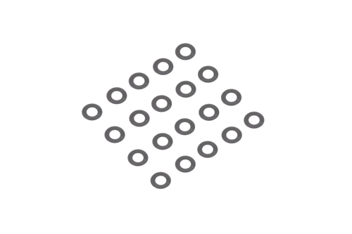 TopMax vulplaatjesset 0,2 mm dik