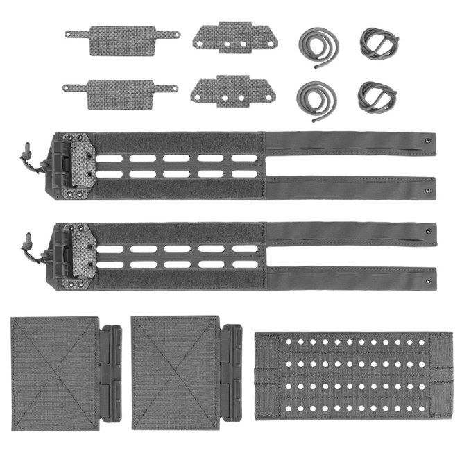Multifunctionele Vouwband Wosport Lichtgewicht Rooster QD Wolf Grijs
