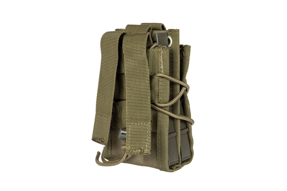 Bardeau double poche fusil - olive
