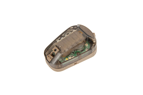 Marqueur lumineux électronique sur casque - Rouge - Tan
