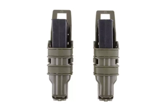 Podwójna ładownica Open III (XS) na magazynki pistoletowe - oliwkowa