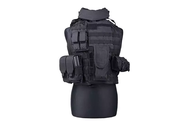 Gilet tactique de type IBA- noir  