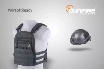 Set #AirsoftReady - chaleco + casco