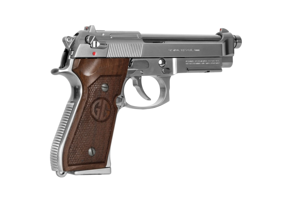 Réplique du pistolet GPM92 GP2 en édition limitée - argent