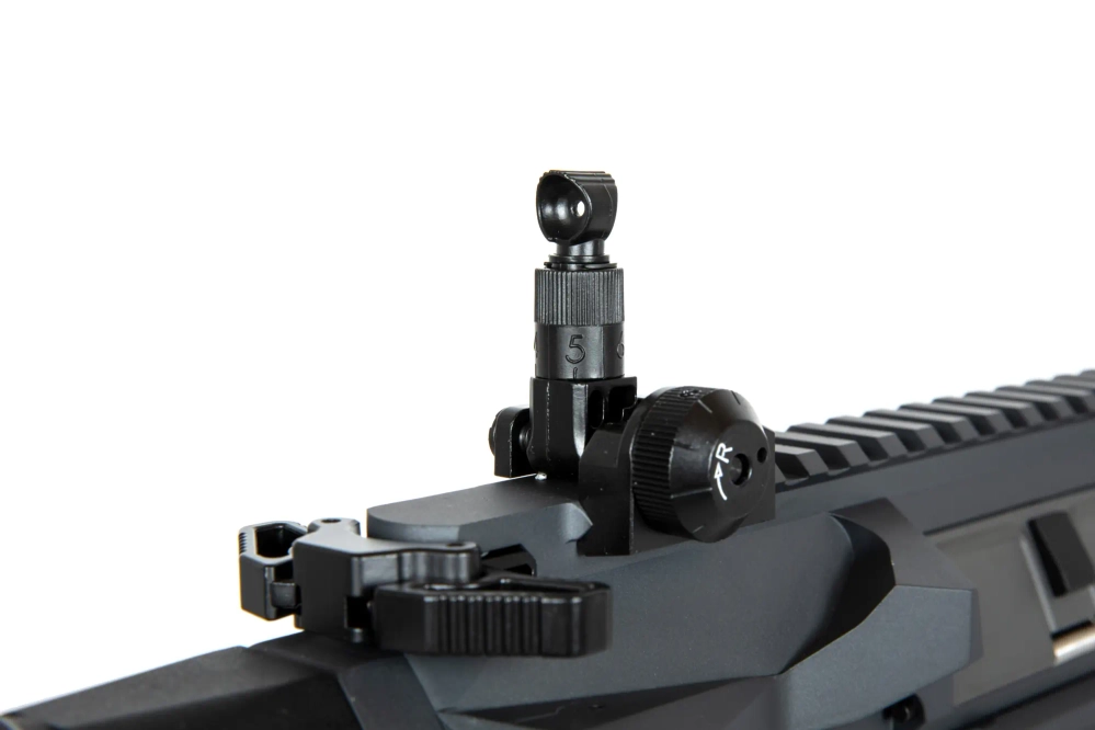 Seekins Precision 9" SBR8 karabijn replica met onderdrukker - grijs