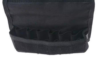 Pochette à coquilles - noire