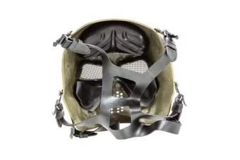 Maska skeleton terror - Foliage Green