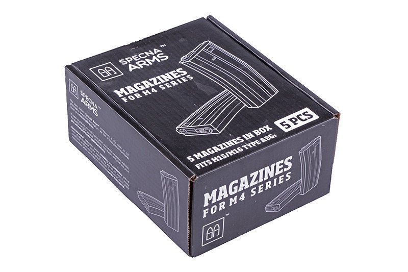 Sada 5 kuliček maplynynn real-cap 30 pro M4/M16 - černá
