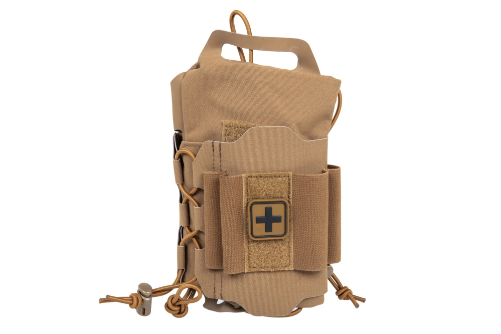 Taktyczna apteczka zrywana z panelem Molle Wosport Coyote Brown