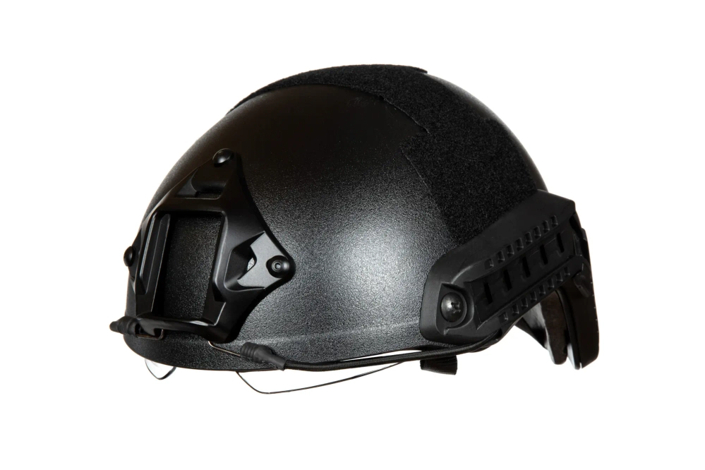 Replika přilby X-Shield MH s brýlemi - černá