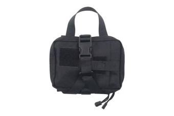 Pequeño médico rasgable MOLLE - negro