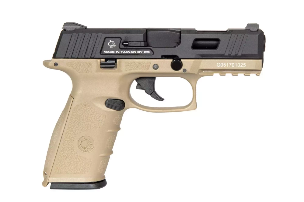 BLE-XFG pistol replica - tan / black
