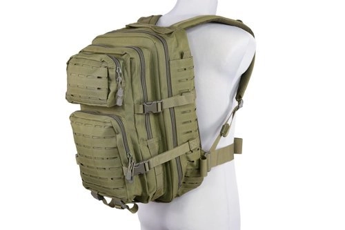 Sac à dos de patrouille moyen Laser-Cut - vert olive