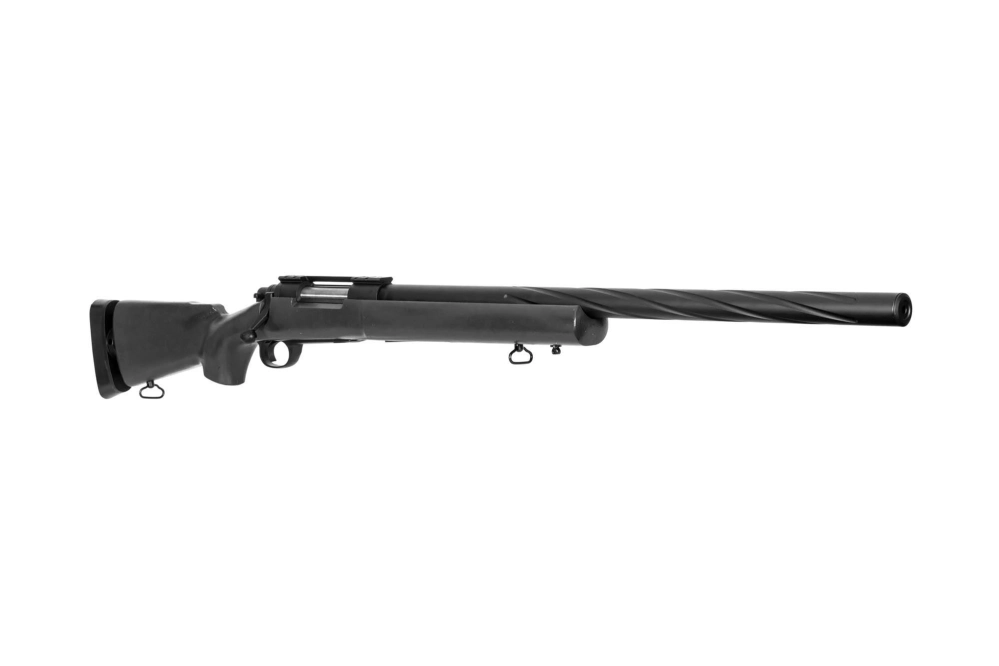Fusil de airsoft rifle de francotirador SW-04D (mejorado) - negro