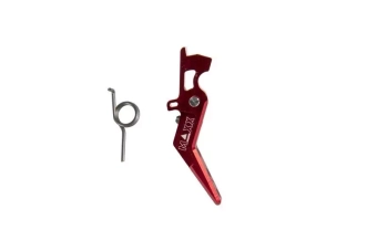Hliníkový jazyk CNC Advanced Trigger Tongue (Style A) - červený