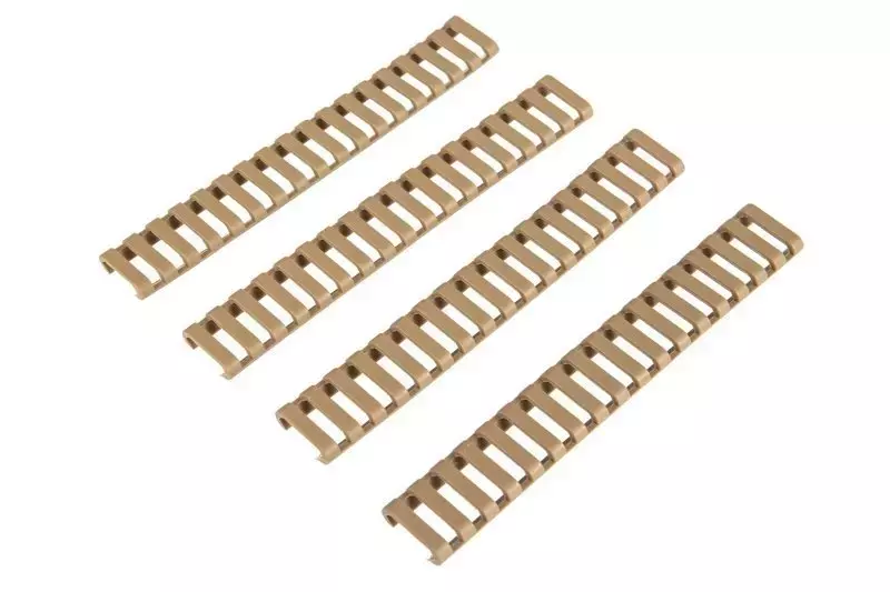 Juego de 4 fundas para raíles RIS - Tan