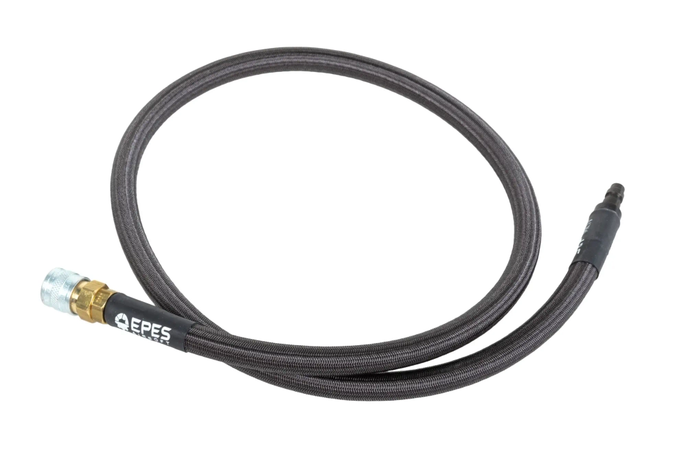 HPA EPeS Mk. IV S&amp;F opletená hadice 80 cm šedá
