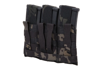 Triple magazine loader with flap Wosport MC Black