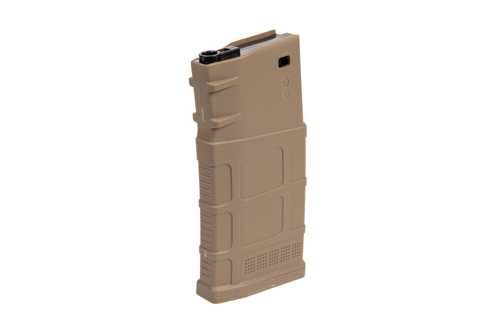 Chargeur mid-cap 200 pellets pour répliques SR25 - tan