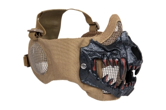 Máscara de protección auditiva Stalker EVO PLUS Fangs Tan