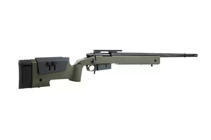 Fusil de airsoft fusil de francotirador M40A5 Deluxe - verde oliva