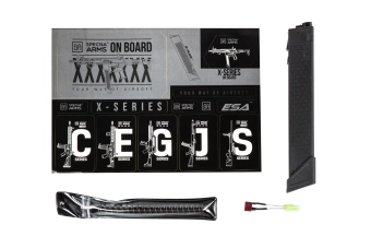 ASG Specna Arms SA-FX02 FLEX™ HAL ETU™ Machinegeweer Zwart