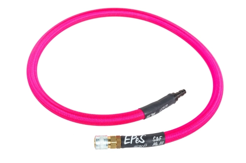 HPA EPeS Mk. III S&F opletená hadice 80 cm růžová