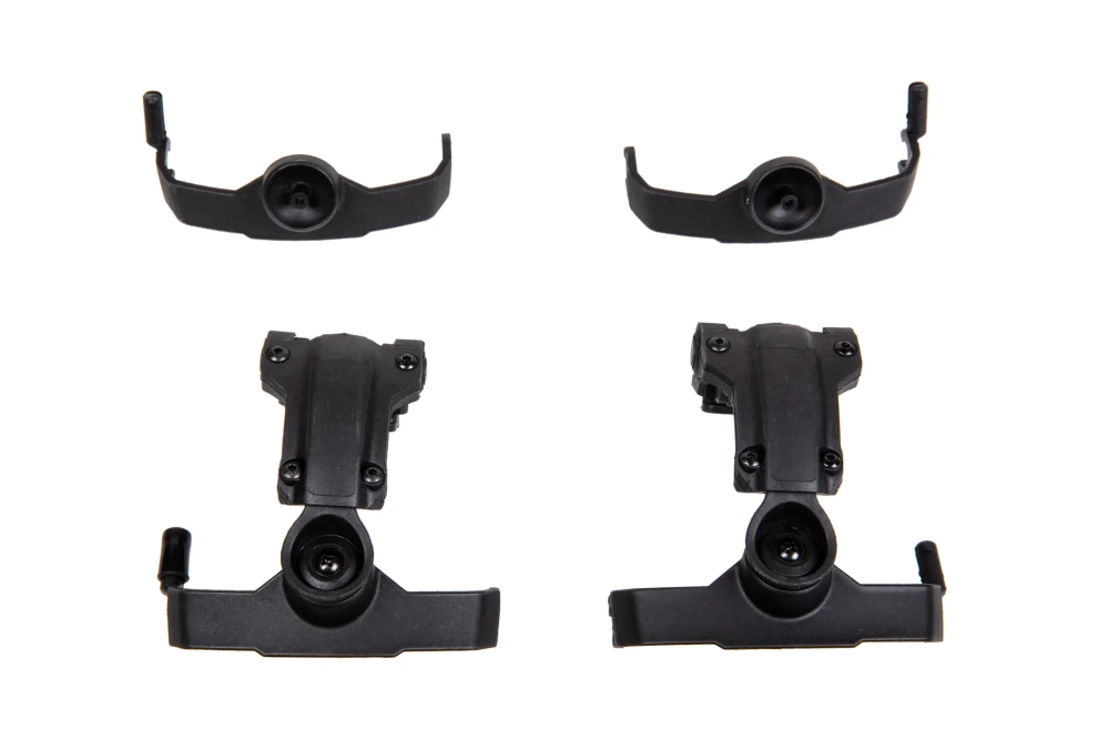 Comtac hoofdtelefoonadapter voor MTEK (Type AMP) rails - Zwart