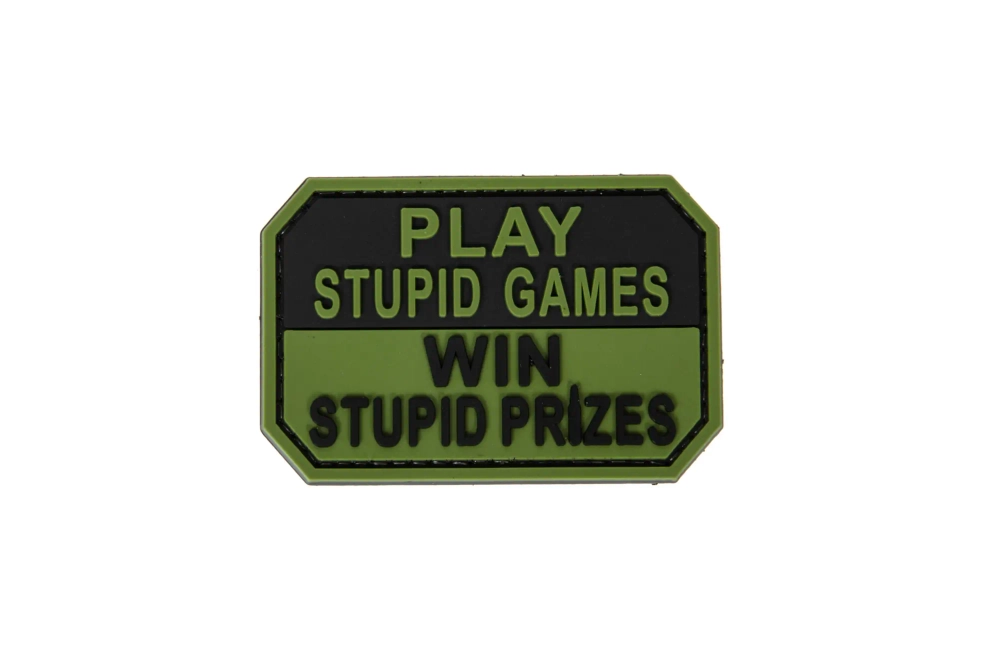 Patch PVC - Jouer la stupidité 