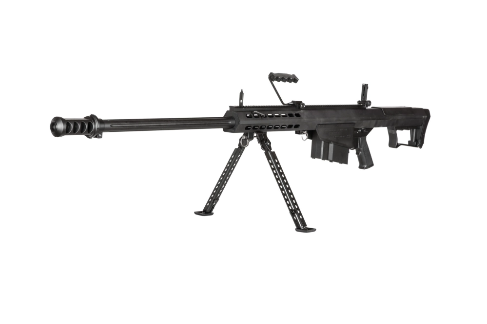 Replika karabinu Barrett® M107-S z dwójnogiem - Czarna