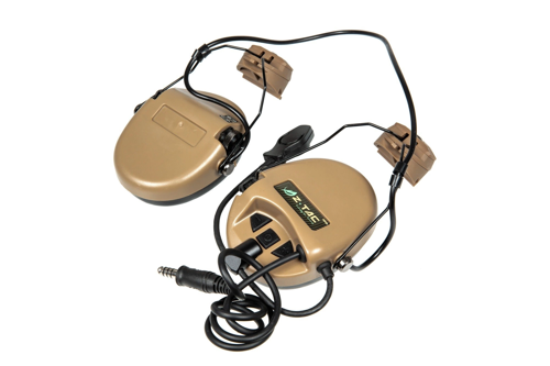 Auricular Z156 zSordin con adaptador para cascotipo FAST - tierra oscura