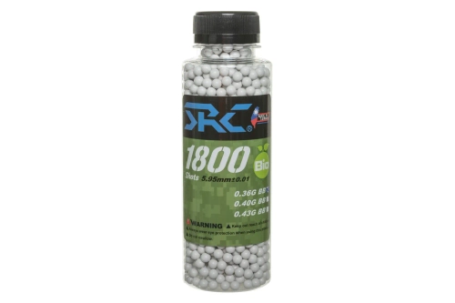 SRC BIO BBs 0.36g bottle 1800 pcs White