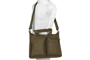 Sac tactique sacoche pour ordinateur portable Laser-Cut - vert olive