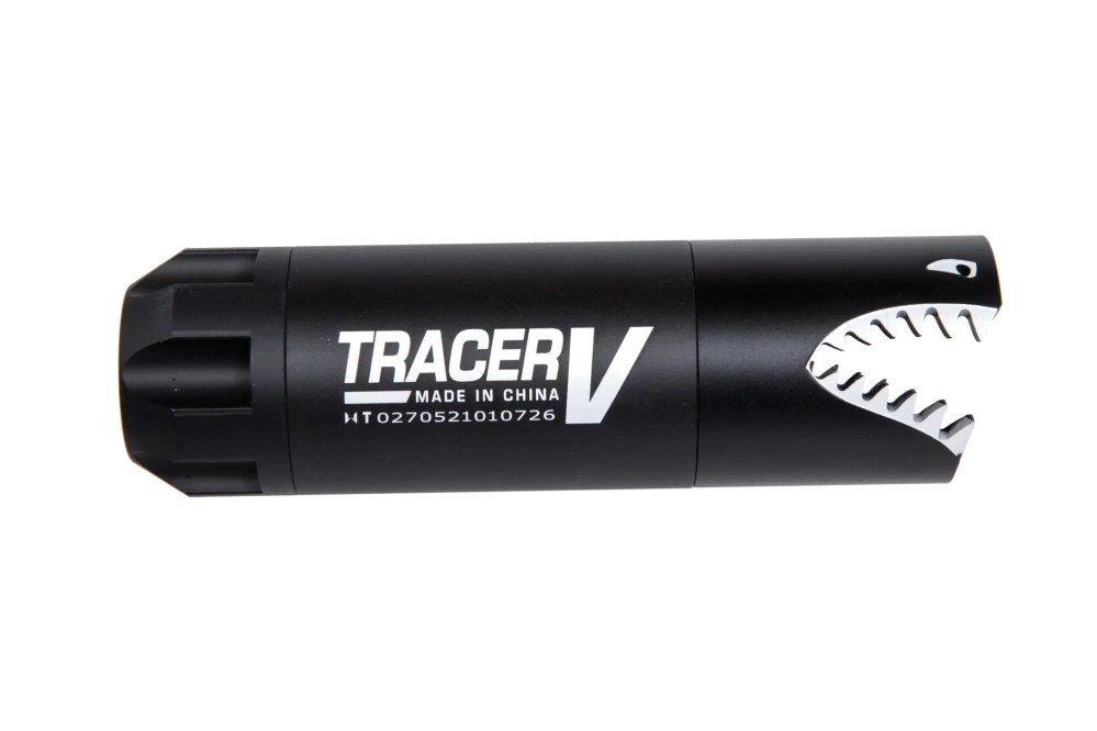 Silenciador Tracer Wosport Shark Negro