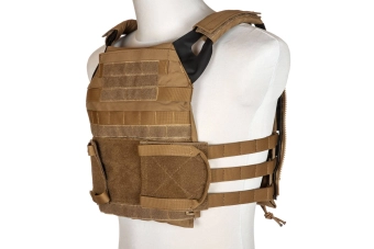 Tactial Vest Rush 2.0  Plate Carrier Ariatel - Coyote Brown