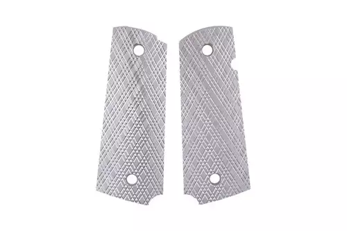 1911 Type 4 Custom 1 Grip Panels - Silver