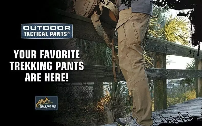 Outdoorové taktické kalhoty - Olive Drab