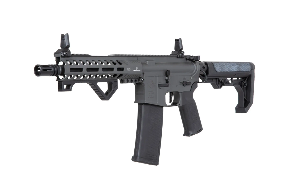Airsoft fusil Specna Arms RRA & SI SA-E17-L Light Ops Stock EDGE™ HAL ETU™ Chaos Grey