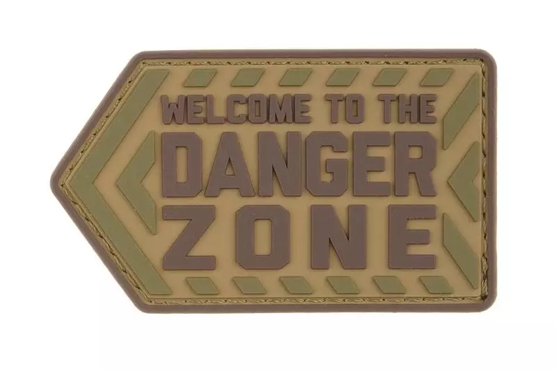 Naszywka Danger Zone PVC - Multicam