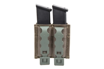 Funda para cargador doble de pistola Wosport Ranger Verde