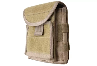 Pouch multiusos con soporte para mapas - arena