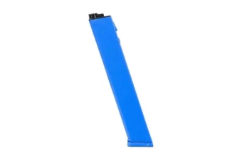 Zásobník Mid-Cap 130 kuliček pro airsoftové zbraně Nemesis - modrý